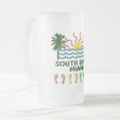 南ビーチマイアミ フロストグラスビールジョッキ (正面左)