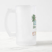 南ビーチマイアミ フロストグラスビールジョッキ (左)