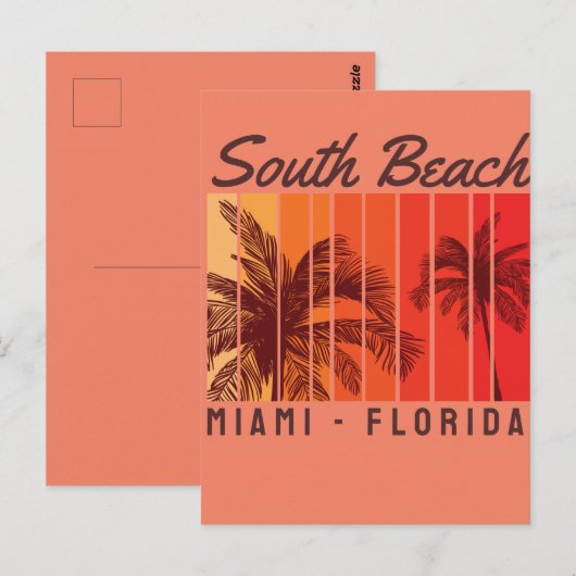 南ビーチ  ポストカード (正面/裏面)