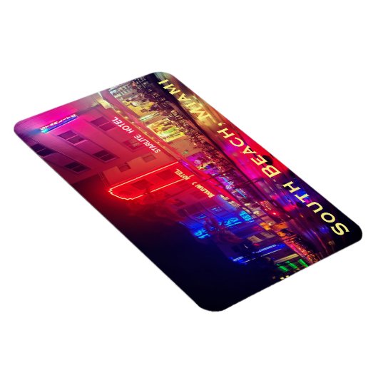 南ビーチ，マイアミ，フロリダ州アールデコマグネット マグネット (右側)