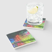 南ビーチ、マイアミ、フロリダ州アールデコ ストーンコースター (横)