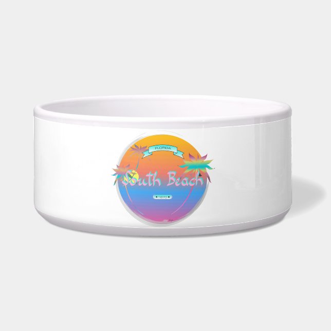 南ビーチ，マイアミ，フロリダ州with Palms ボウル (正面)