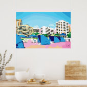 南ビーチ、マイアミ、フロリダ ポスター (キッチン)