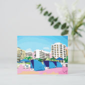 南ビーチ、マイアミ、フロリダ ポストカード (スタンド正面)