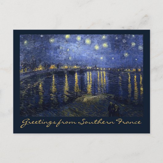 南フランスからの挨拶 ポストカード (正面)