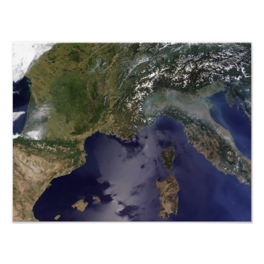 南フランスと北イタリア フォトプリント            (正面)