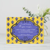 南フランスのプロヴァンスパーティー招待状 招待状 (スタンド正面)