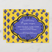 南フランスのプロヴァンスパーティー招待状 招待状 (正面/裏面)