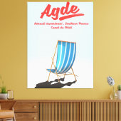 南フランスのヘロー省アグデ旅行 キャンバスプリント (インサイチュ (リビング))