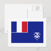 南フランスの南陸旗 ポストカード (正面/裏面)