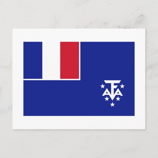 南フランスの南陸旗 ポストカード (正面)