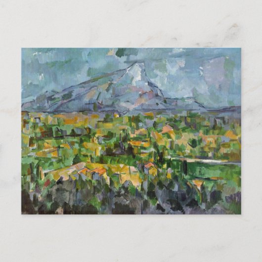 南フランスマウンテンランドスケープポールセザンヌ ポストカード (正面)