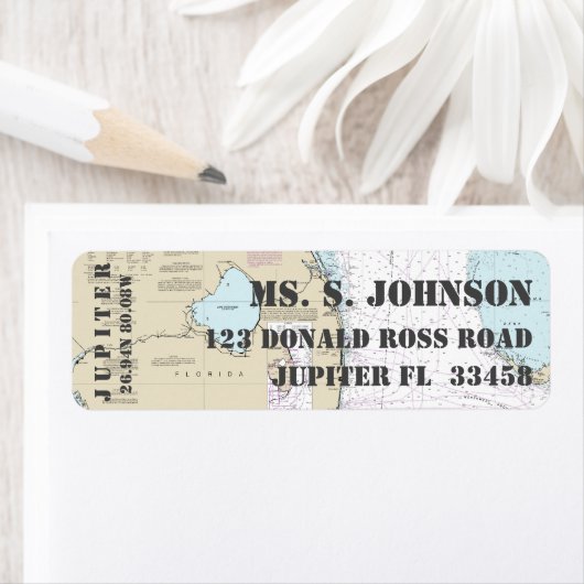 南フロリダのホームポートの航海のナビゲーショングラフ ラベル (インサイチュ)