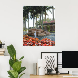 南フロリダ噴水ポスター ポスター