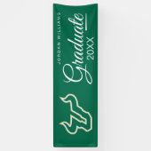 南フロリダ大学卒業生 横断幕 (縦)