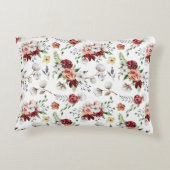 南フローラコットンクリスマスジョイホリデーフォト アクセントクッション (裏面)