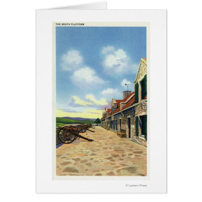 南プラットフォームの表示 (正面)