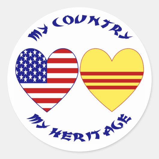 南ベトナムと米国カントリー伝統 ラウンドシール (正面)