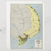 南ベトナムの地図1972年9月 レターヘッド (正面/裏面)