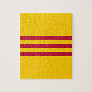 南ベトナムの旗-ベトナムCờのvàngのBaのsọcのđỏ ジグソーパズル