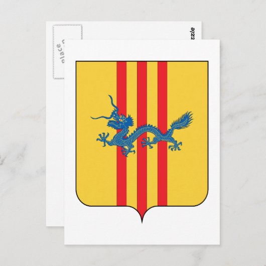 南ベトナムの紋章 ポストカード (正面/裏面)