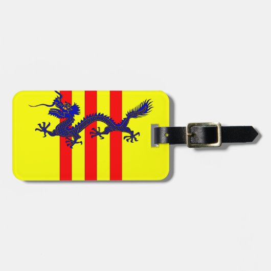 南ベトナムの紋章（1954年～1955年） ラゲッジタグ (正面横)