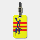 南ベトナムの紋章（1954年～1955年） ラゲッジタグ (正面縦)