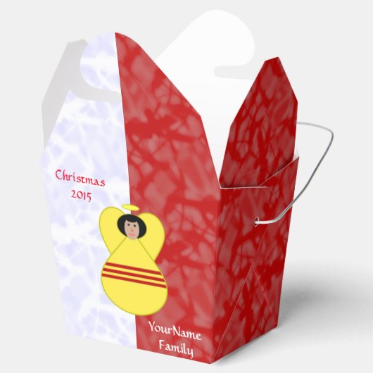 南ベトナムエンジェル国旗赤と白オン フェイバーボックス (オープン)