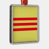 南ベトナム国旗 メタルオーナメント (右)