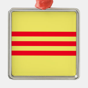 南ベトナム国旗 メタルオーナメント