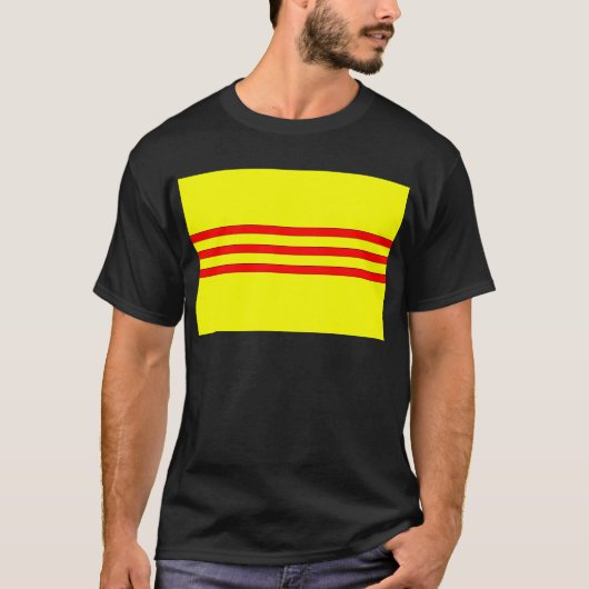 南ベトナム国旗 Tシャツ (正面)