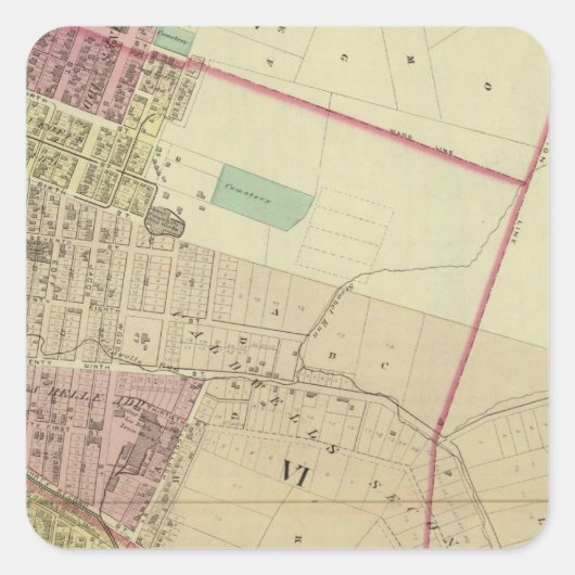 南ホイーリング、5区、6区、8区 スクエアシール (正面)