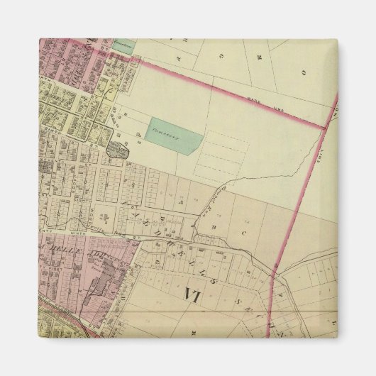 南ホイーリング、5区、6区、8区 マグネット (正面)