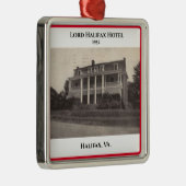 南ボストン、VA。クリスマスメタルオーナメント メタルオーナメント (右)