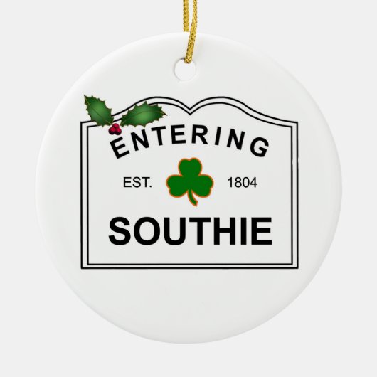 南ボストンMA セラミックオーナメント (正面)