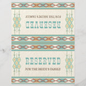 南ボホ族の部族結婚のテーブルの標識 (正面)