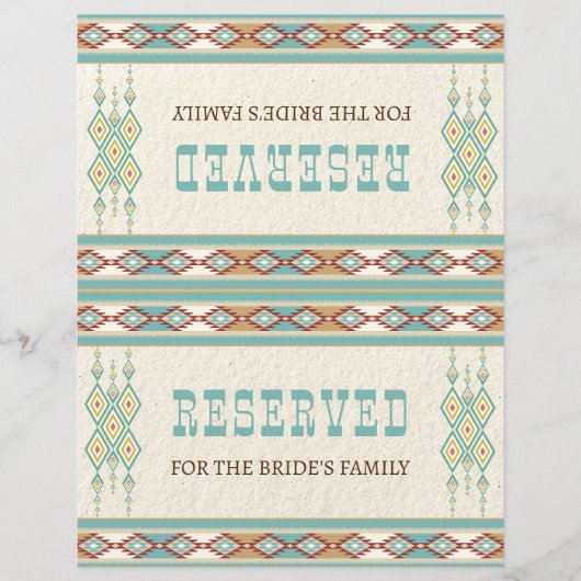 南ボホ族の部族結婚のテーブルの標識 (正面)