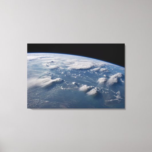 南ボルネオに地球の雷頭状雲。 キャンバスプリント (正面)