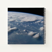 南ボルネオに地球の雷頭状雲。 ノートブック (裏面)