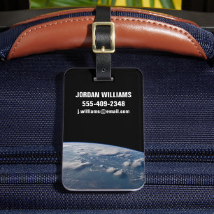 南ボルネオに地球の雷頭状雲。 ラゲッジタグ