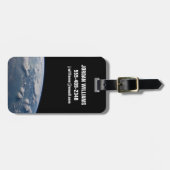 南ボルネオに地球の雷頭状雲。 ラゲッジタグ (正面横)