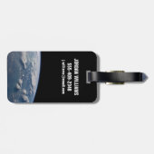 南ボルネオに地球の雷頭状雲。 ラゲッジタグ (裏面横)