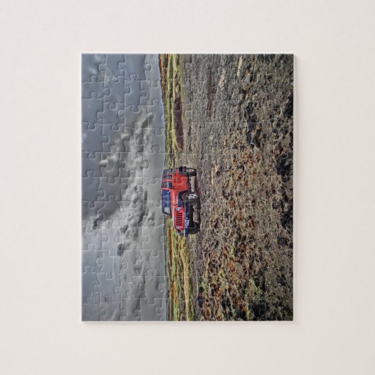 南ポイントハワイのジープの冒険のパズル ジグソーパズル (縦)