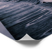 南ポーチの籐の椅子 ポスター (角)