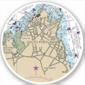 南ポートランドMEグラフ シール (正面)