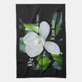 南マグノリアとレビチカス11:44 キッチンタオル (縦)