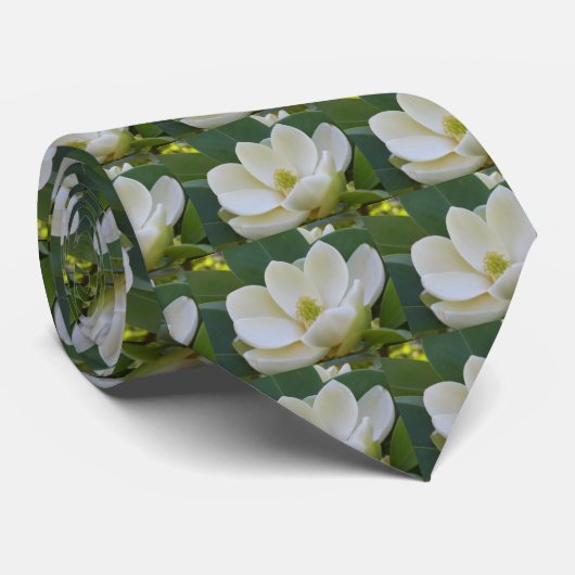 南マグノリアの園芸夏 ネクタイ (ロール)