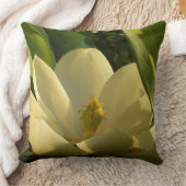 南マグノリアの花の枕 クッション (ブランケット)