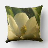 南マグノリアの花の枕 クッション (裏面)