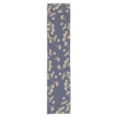 南マグノリア及び真夜中の青 ショートテーブルランナー (正面)